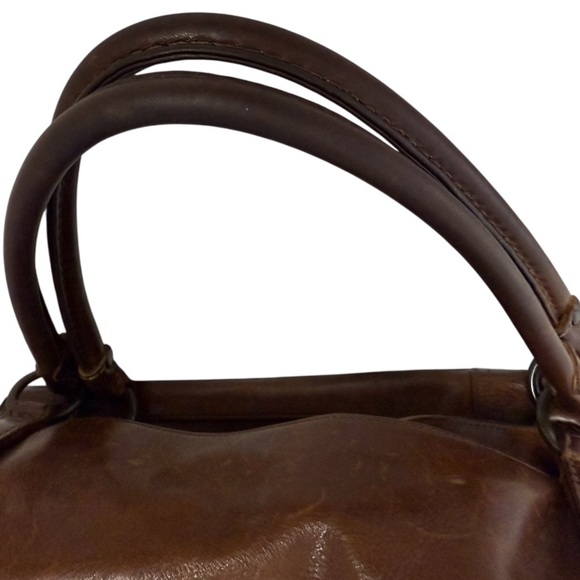 Frye Melissa Leather Shoulder Bag Cognac - Picture 6 of 8